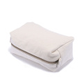 Thick White Toiletry Storage Cotton Canvas Wash Bag